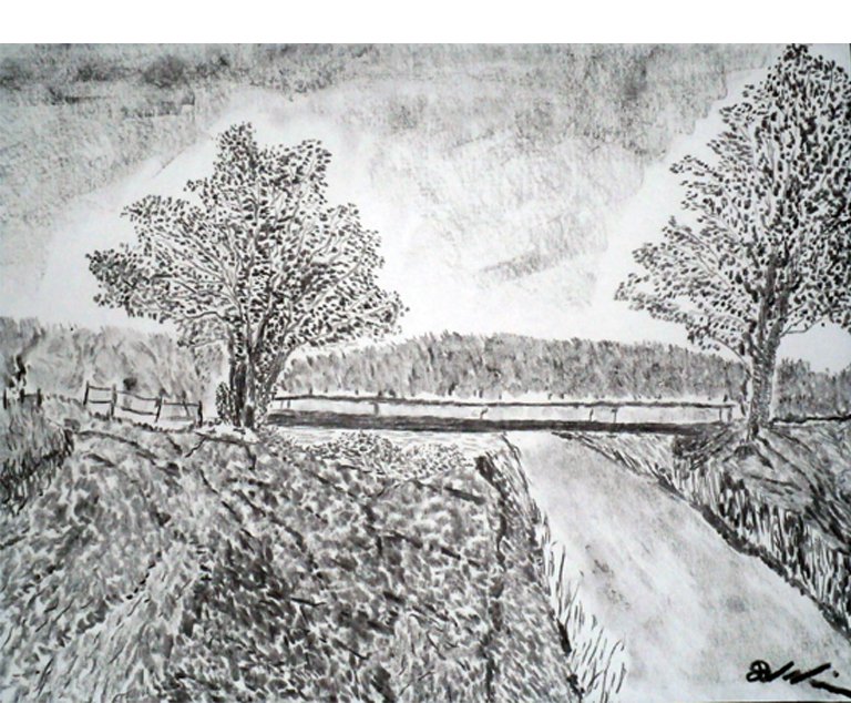 Dirk Nienemann, Künstler Holzkohlezeichnungen, Lehrte Hannover, Drucke Holzkohlezeichnungen,Abstrakte, Landschaft, Stillleben